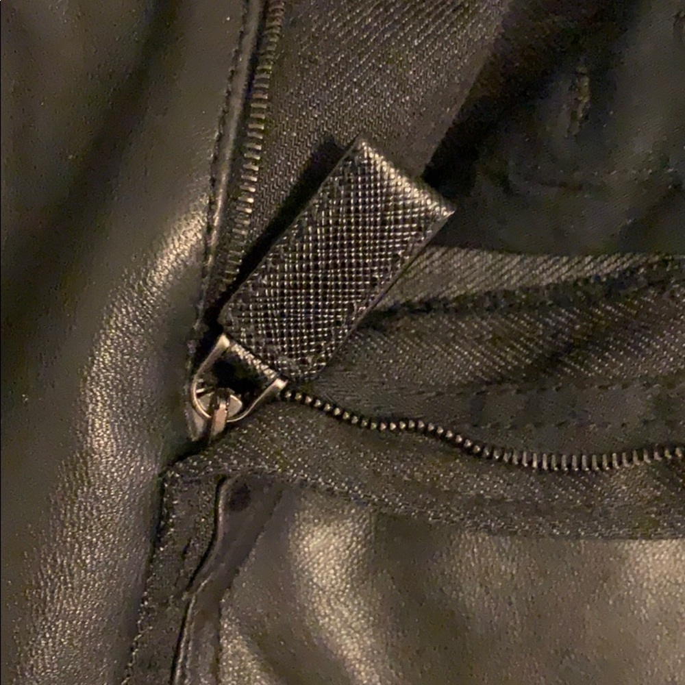 Prada leather/denim jeans - Picture 3 of 5